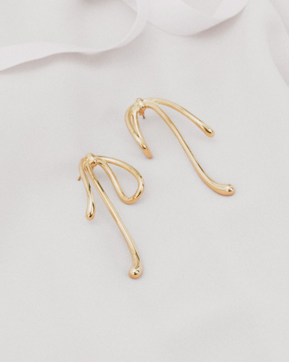 Edblad Lace Studs Gold