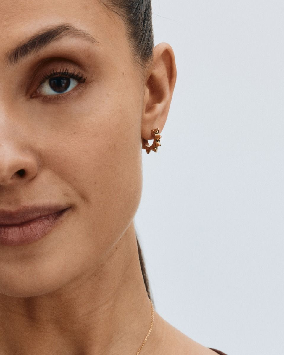 Edblad Peak Hoops Icon M Gold