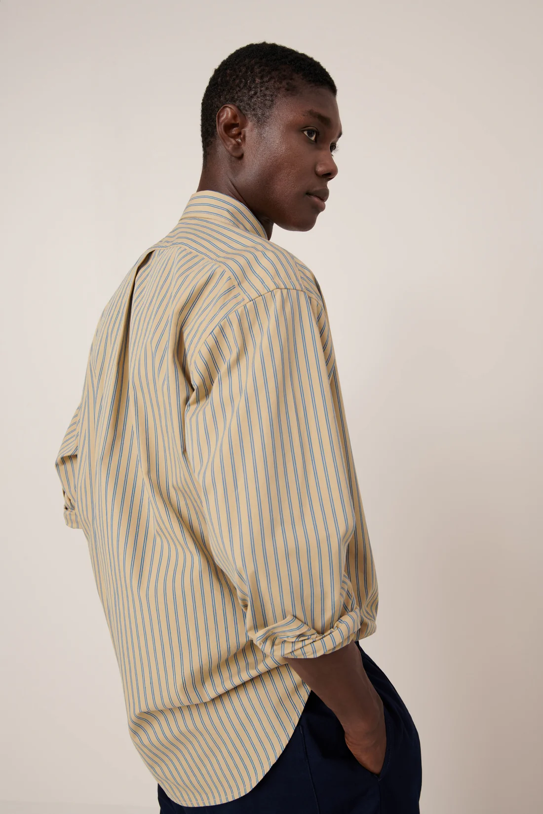 Kowtow Ralph Shirt - Double Pinstripe