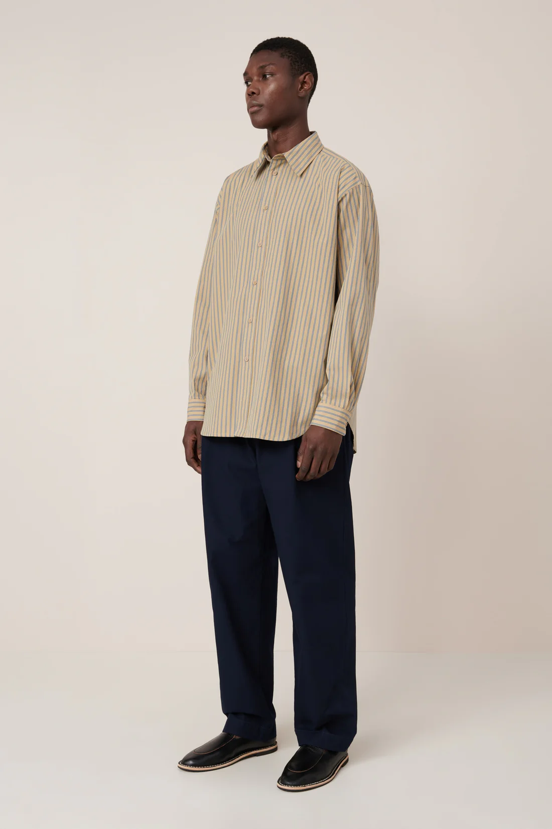 Kowtow Ralph Shirt - Double Pinstripe