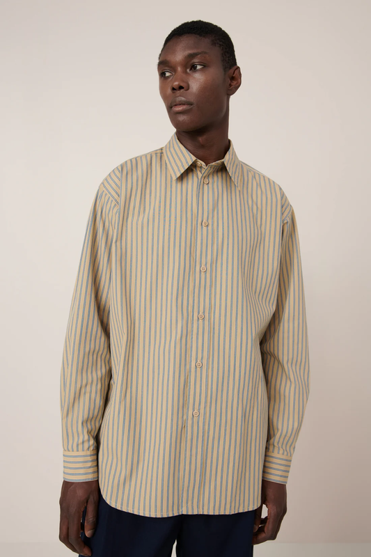 Kowtow Ralph Shirt - Double Pinstripe