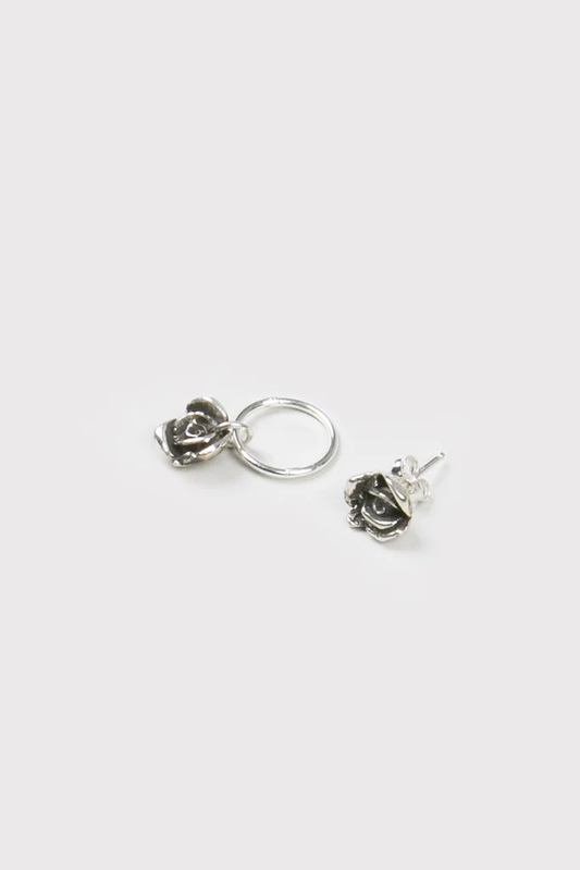 Company Of Strangers Rose Bud Earrings - Sterling Silver