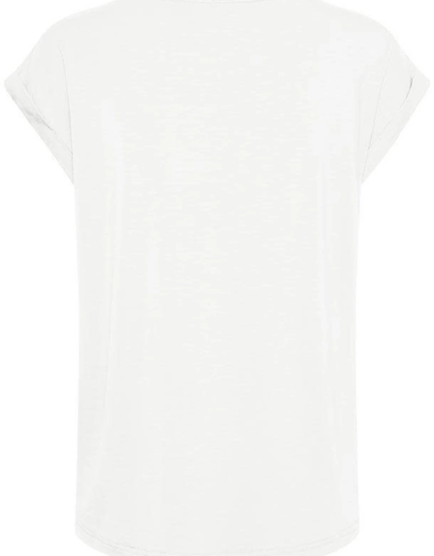 Saint Tropez Adelia Roll Cuff T-Shirt - White