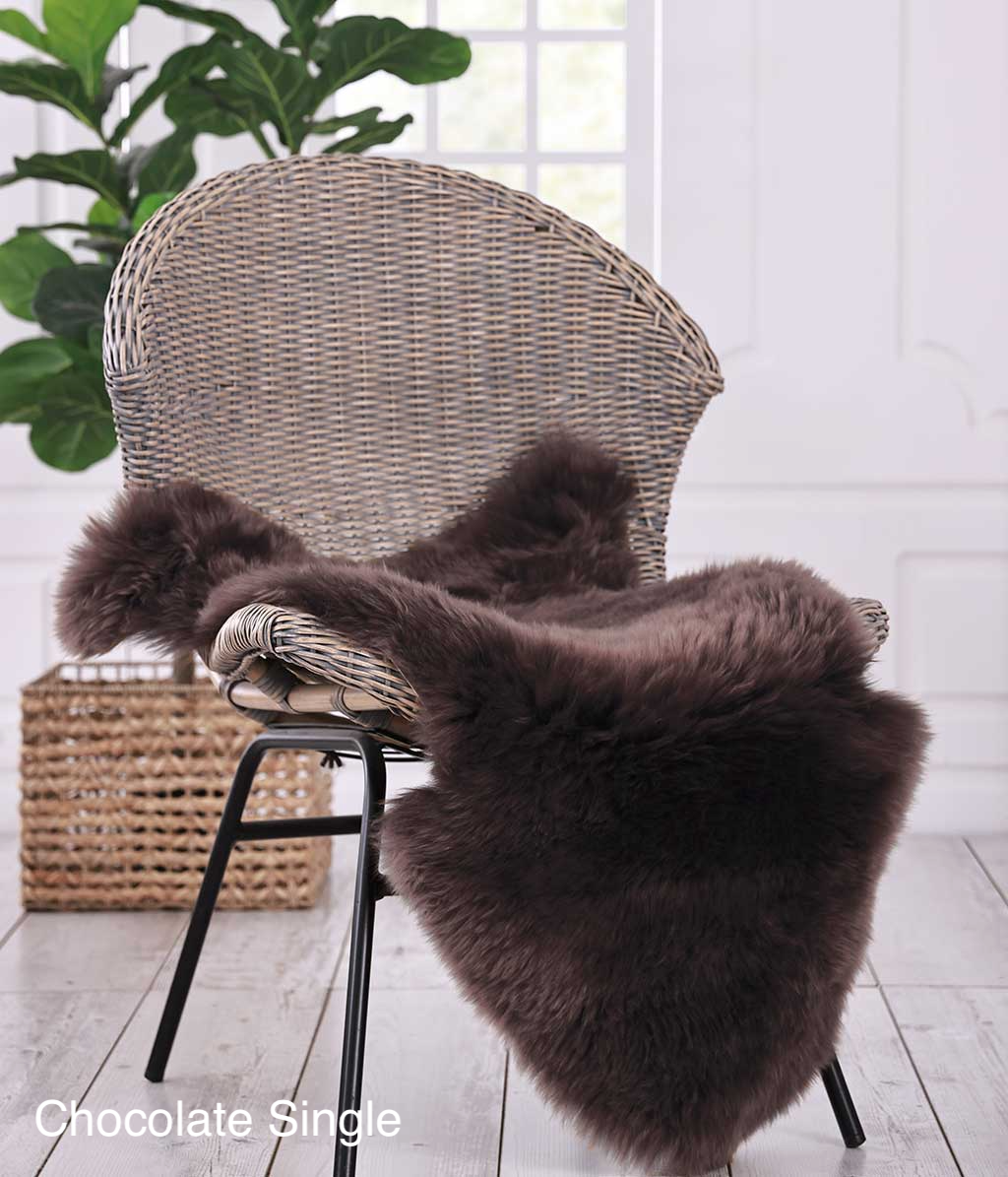 M. M Linen New Zealand Wool Sheepskin Rugs