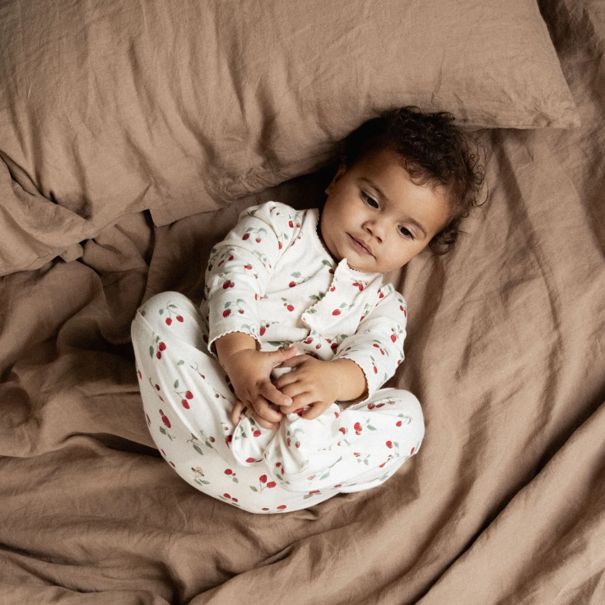 Nature Baby Lucy Suit - Strawberry Blush Print