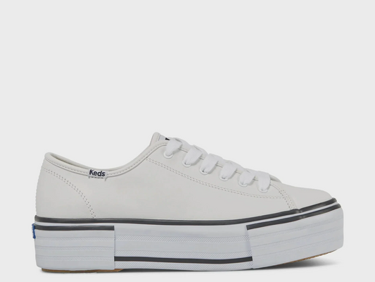 Keds Triple Up Leather Sneaker - Foxing White