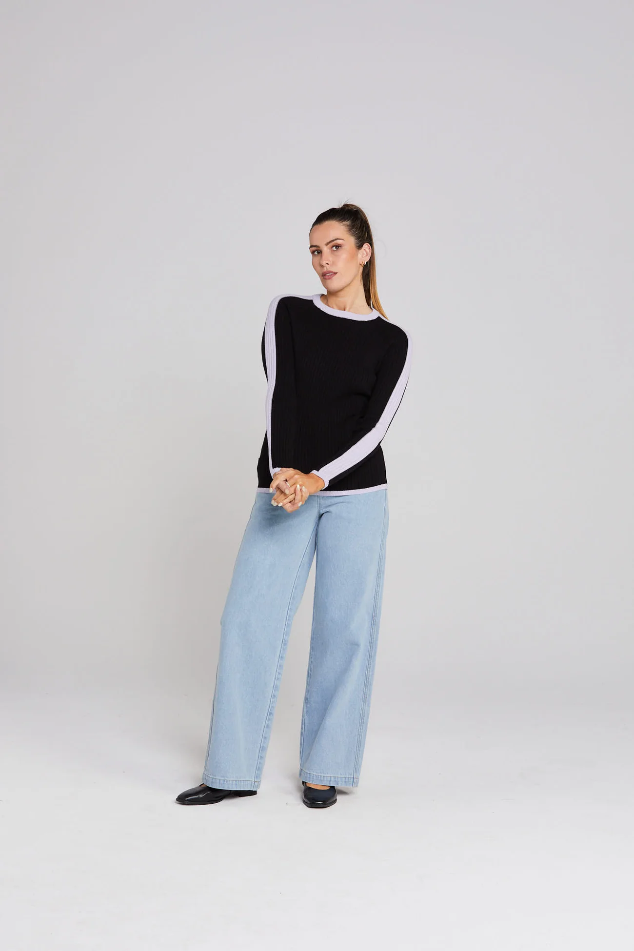 Thing Thing Unity Longsleeve - Black/Lilac