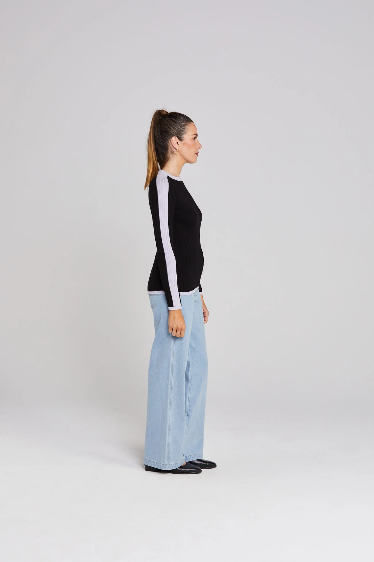Thing Thing Unity Longsleeve - Black/Lilac