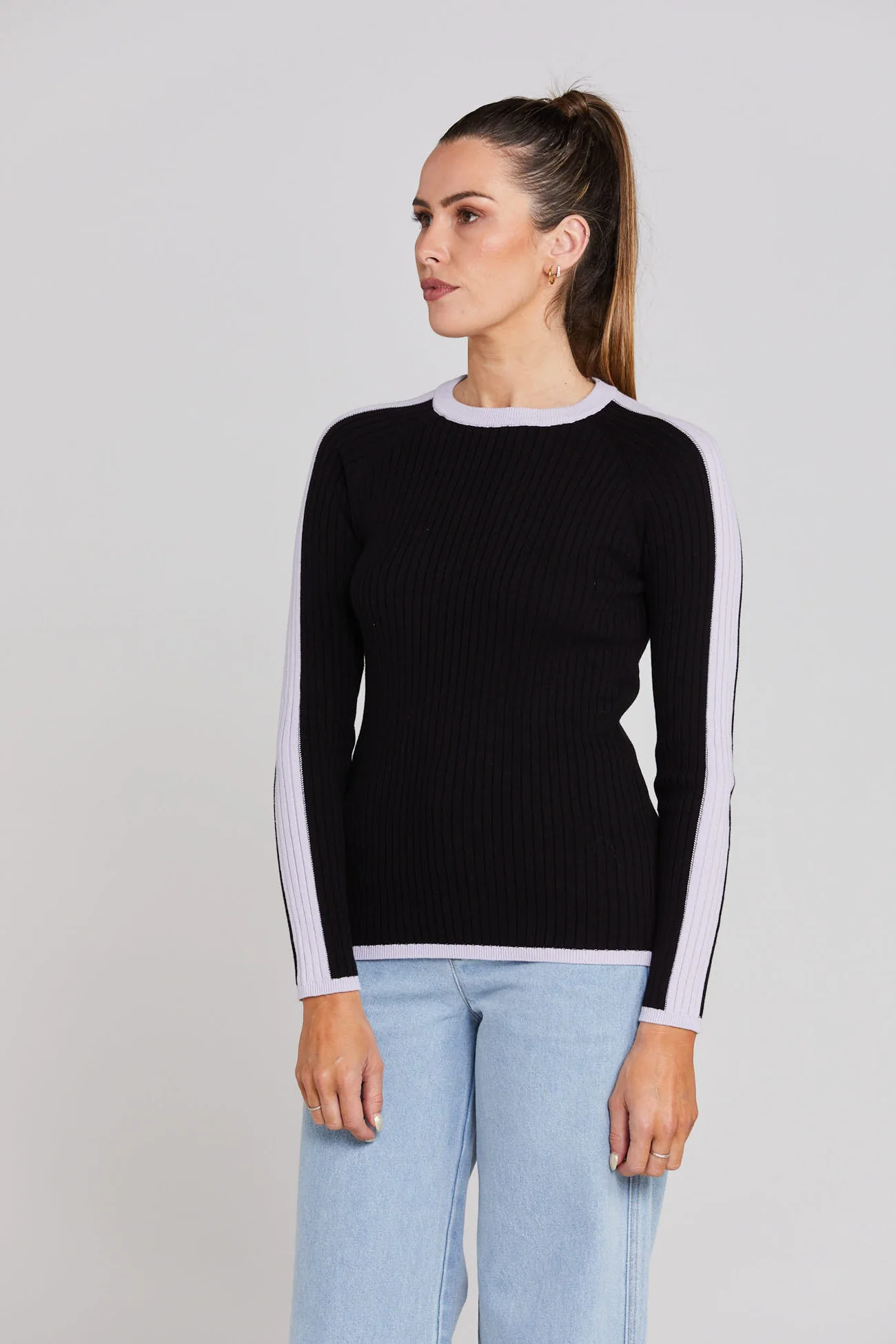 Thing Thing Unity Longsleeve - Black/Lilac