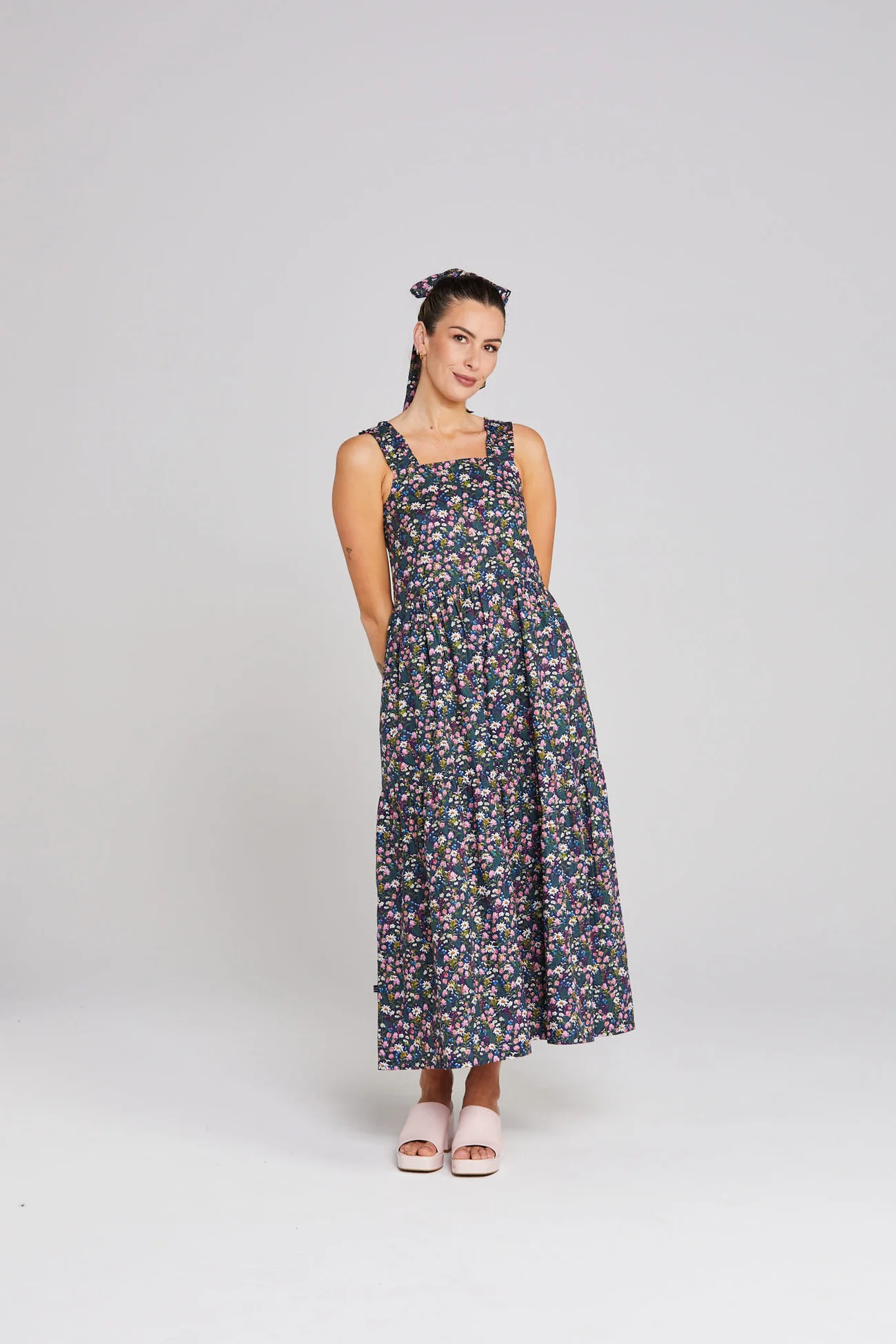 Thing Thing Ziggy-Zag Dress - Midnight Garden