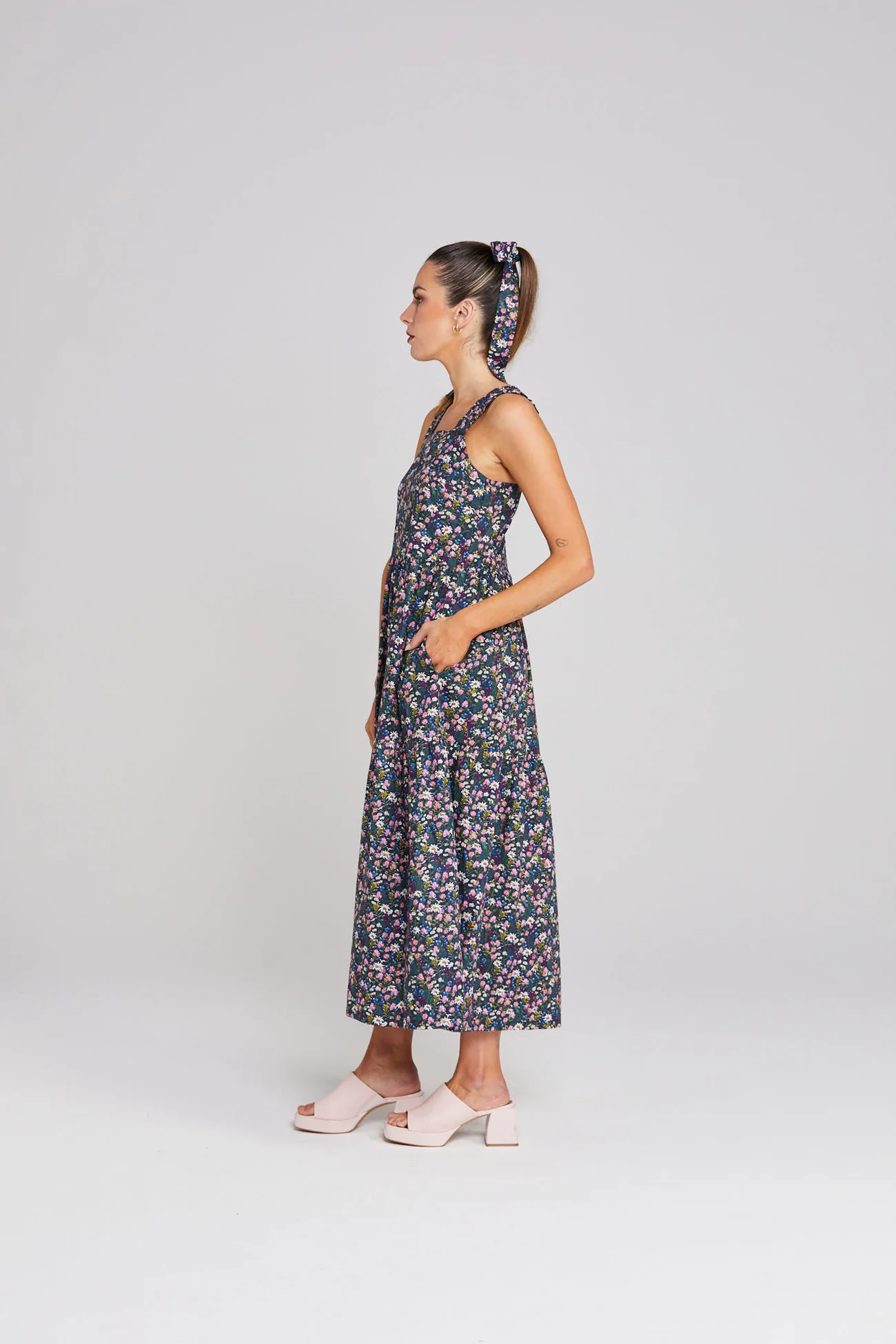 Thing Thing Ziggy-Zag Dress - Midnight Garden