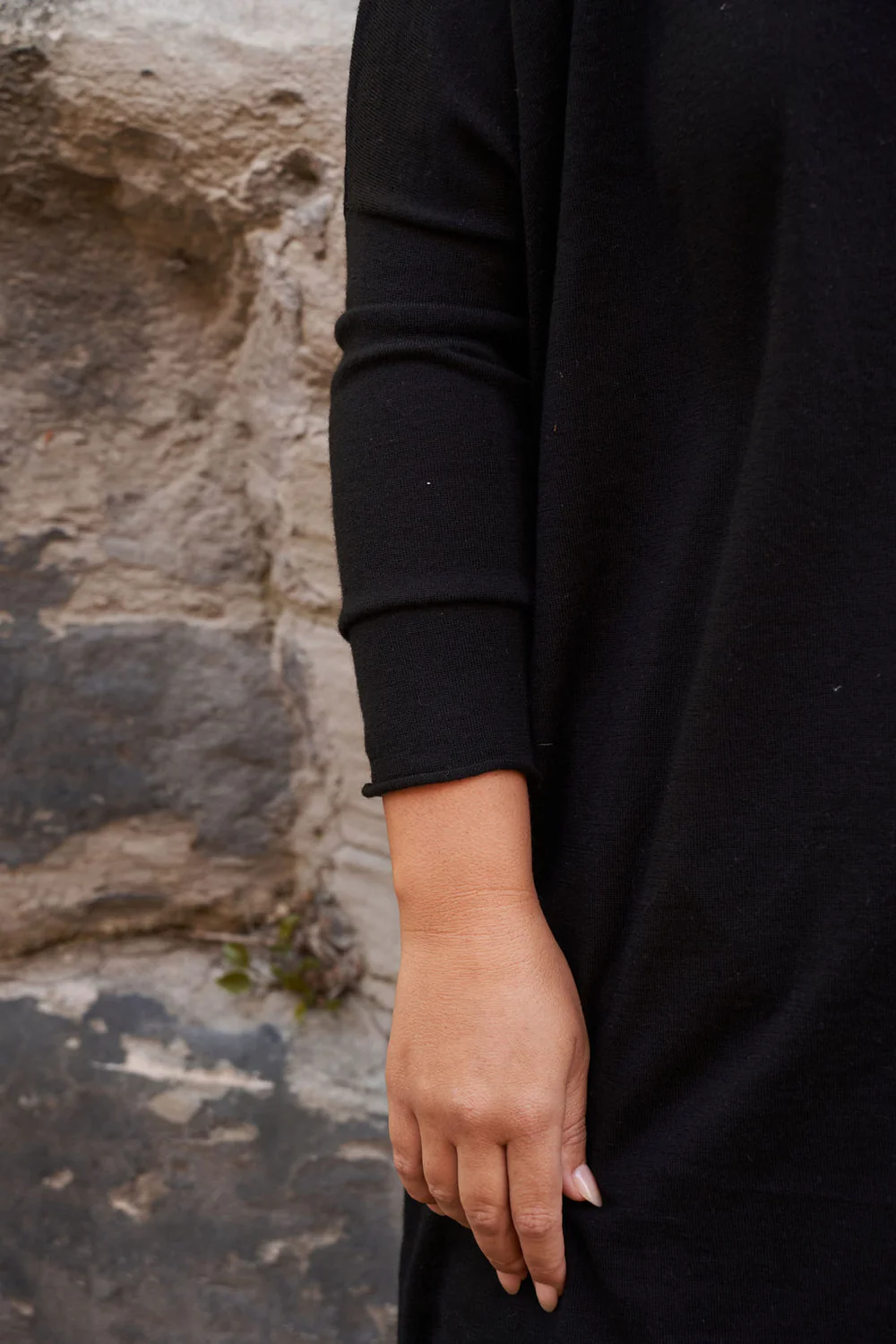 Meg By Design Emi Wool Dress - Black