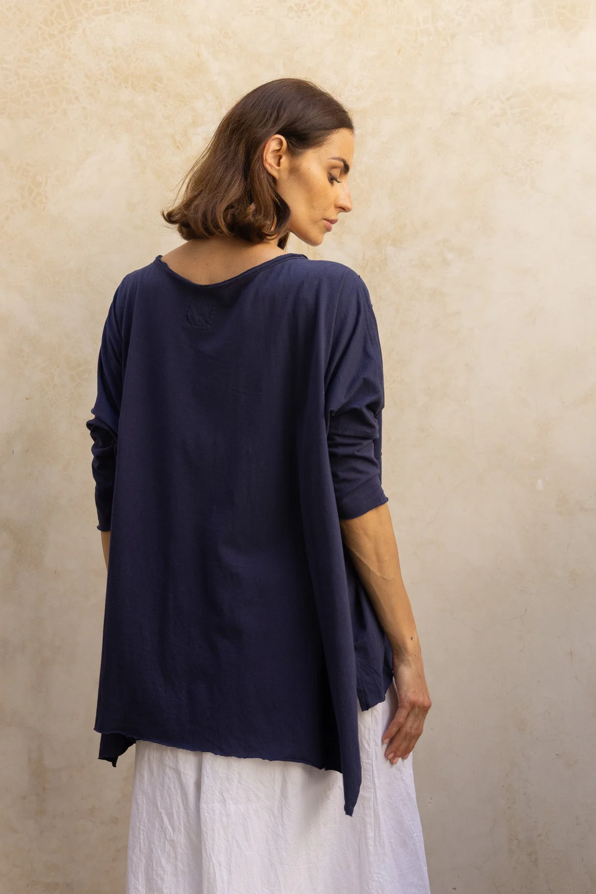 Meg By Design Union Tee Cotton - Indigo