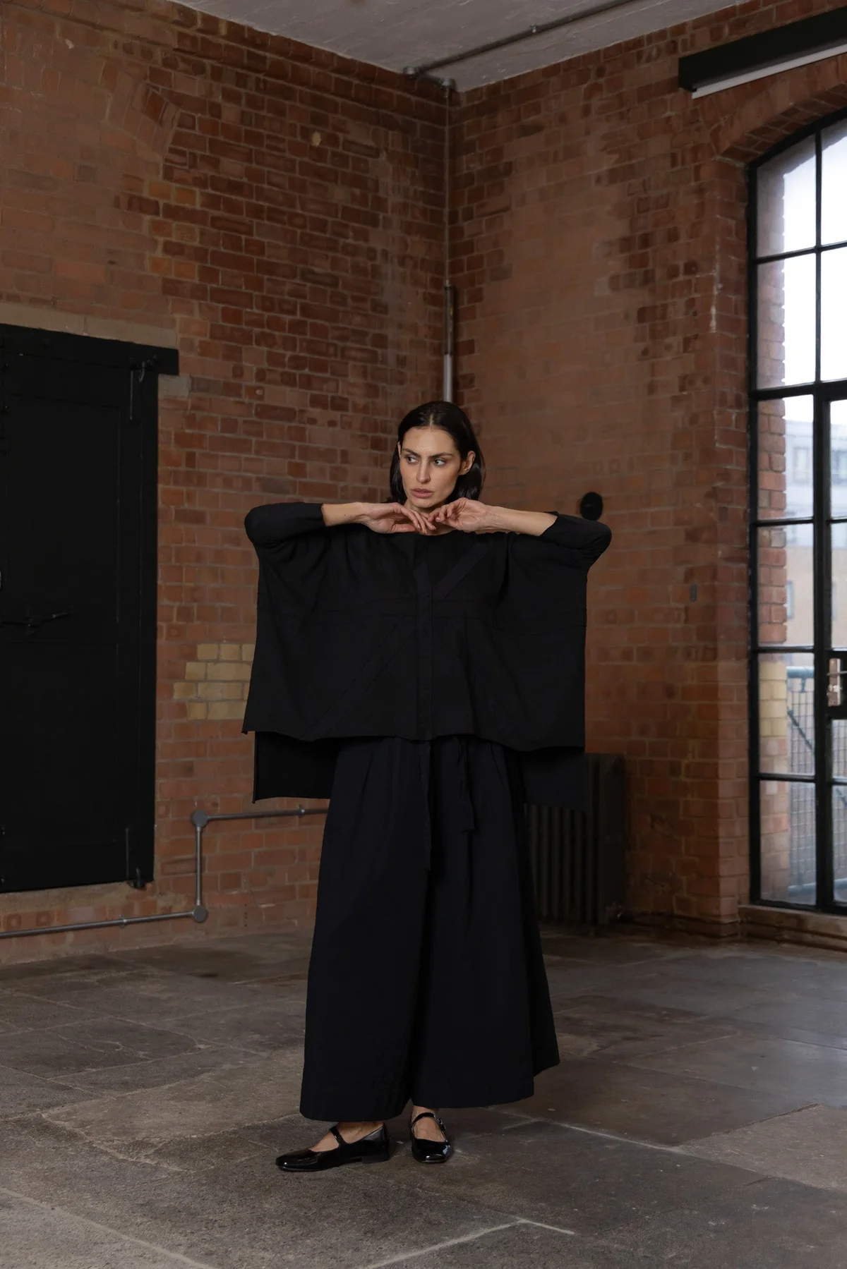 Meg By Design Union Cotton Tee - Black