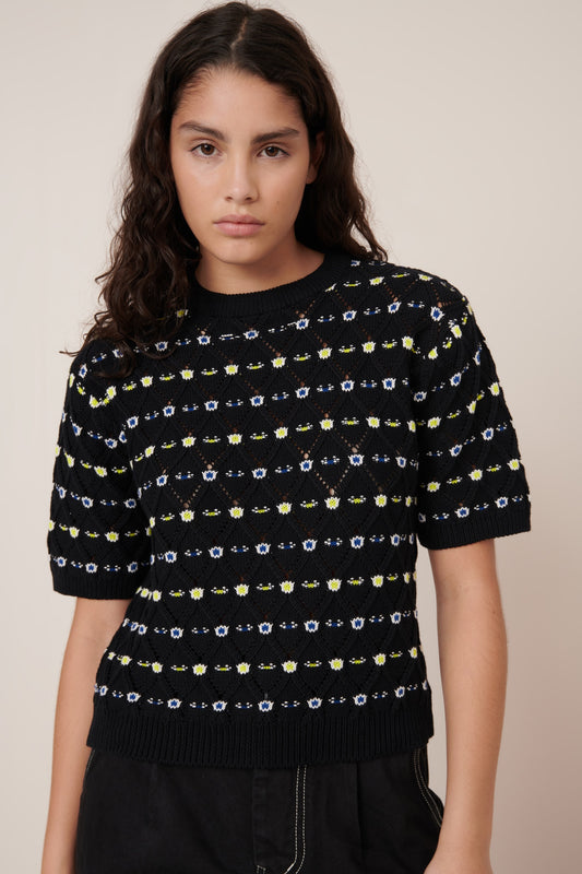 Kowtow Rhode Top - Daisy Jacquard