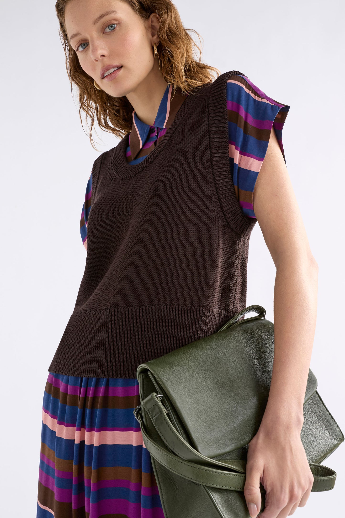 Elk Landau Dress - Riga Stripe