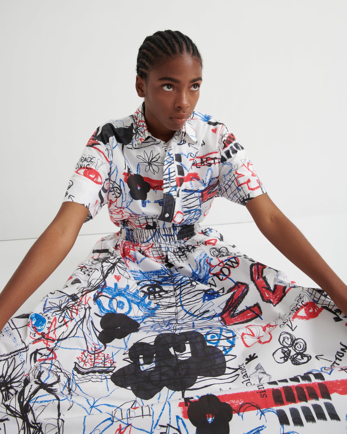 Kowtow Moya Skirt - Anniversary Print