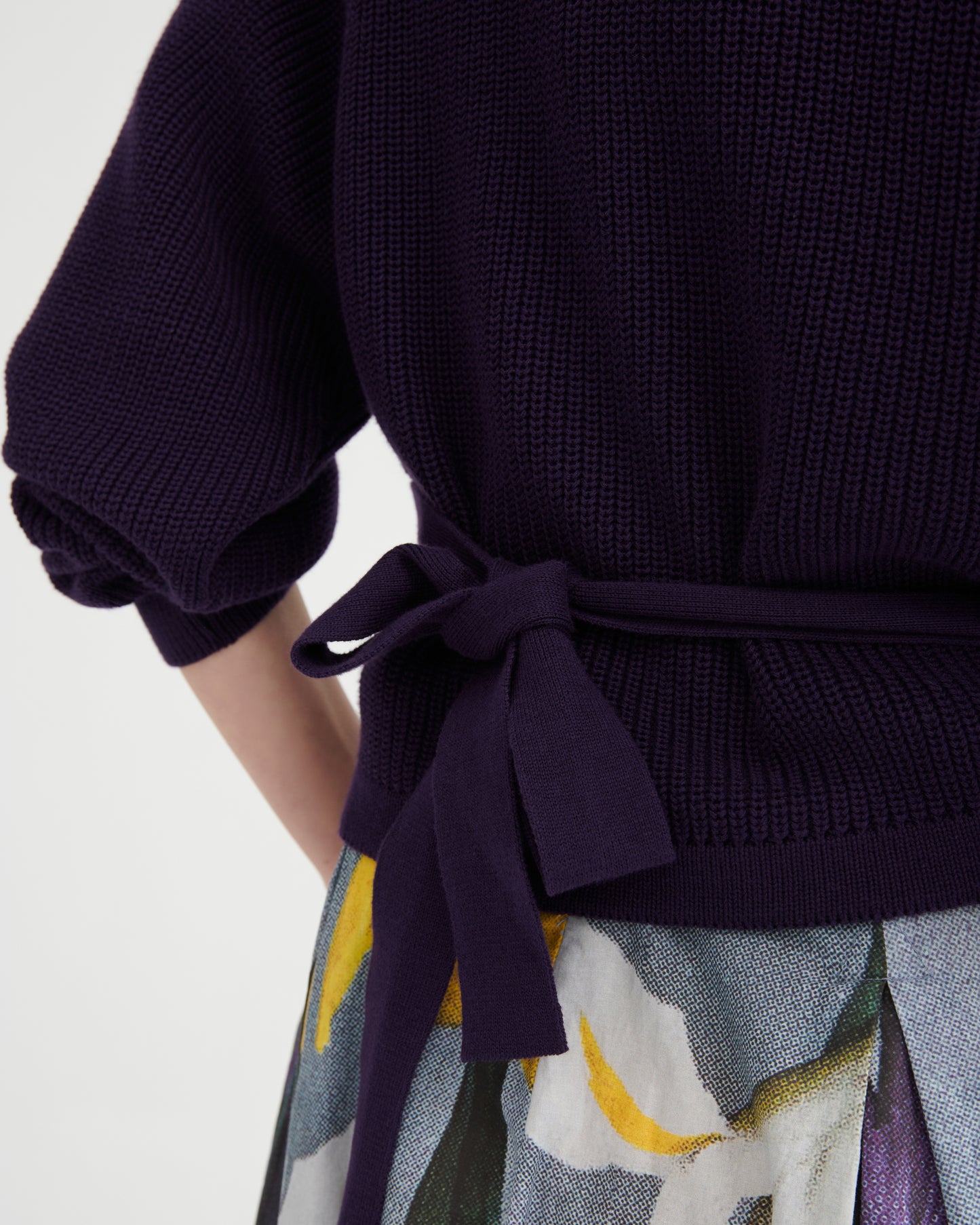 Kowtow Composure Cardigan - Dahlia