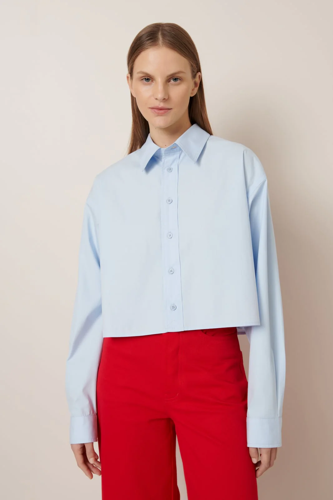Kowtow Lauren Shirt - Sky Blue