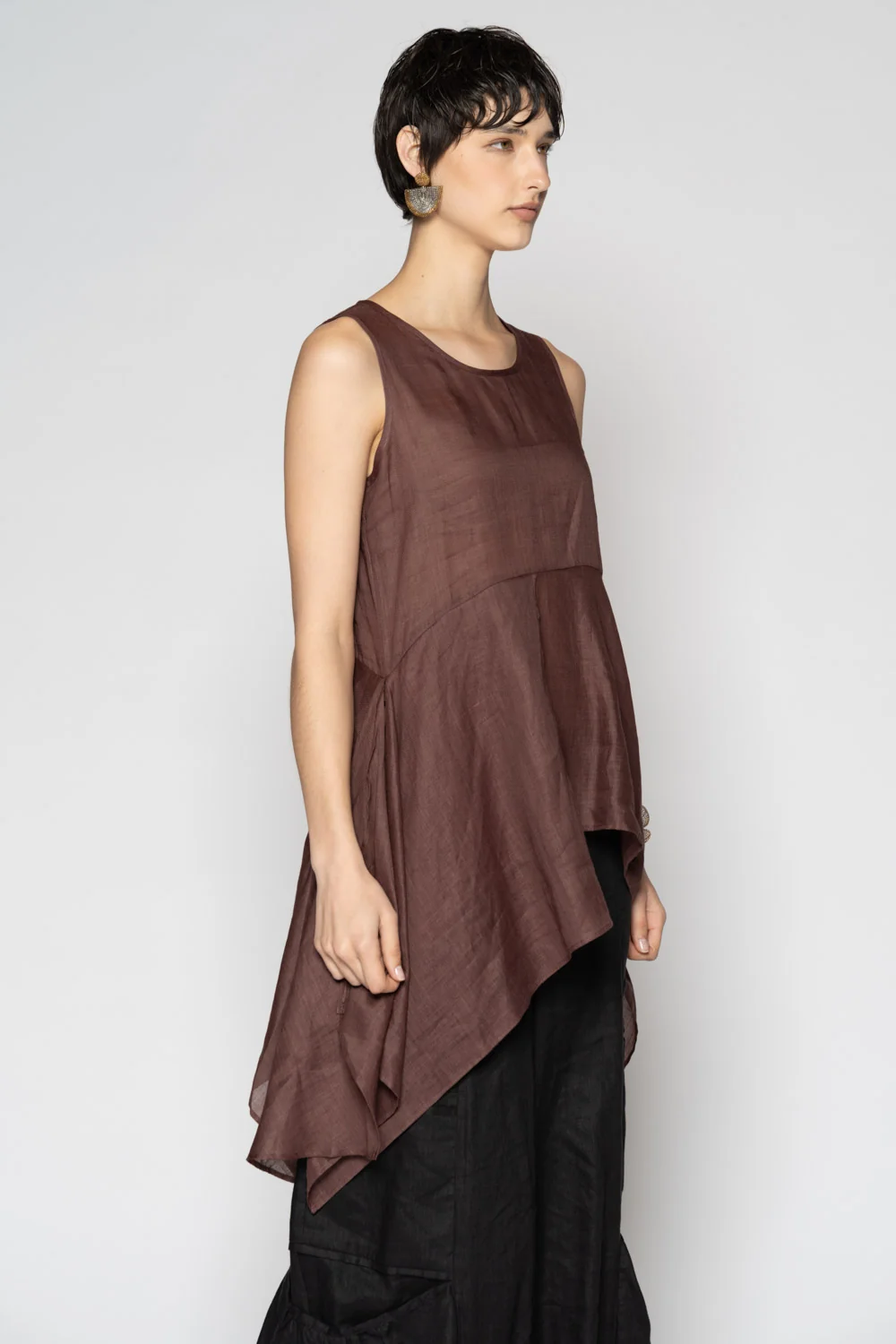 Dogstar Bloom Drape Top - Plum