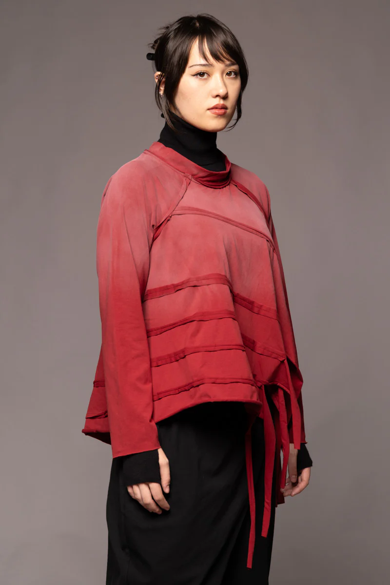 Dogstar Kiyora Loose Top - Garnet Spray