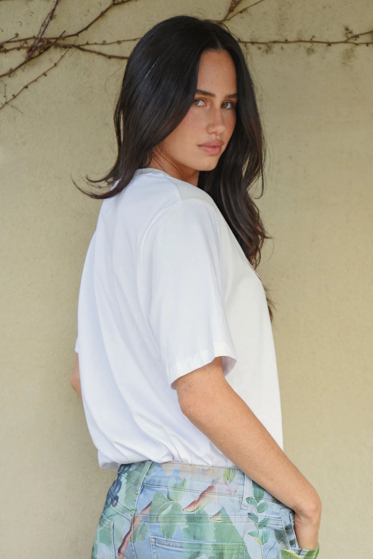 Curate Getting Figgy With It Tee - White