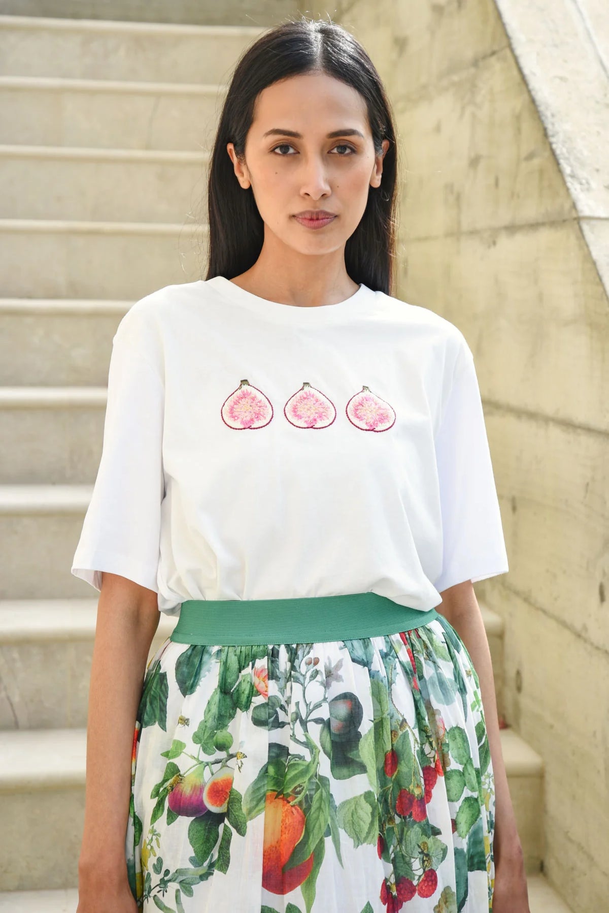 Curate Getting Figgy With It Tee - White