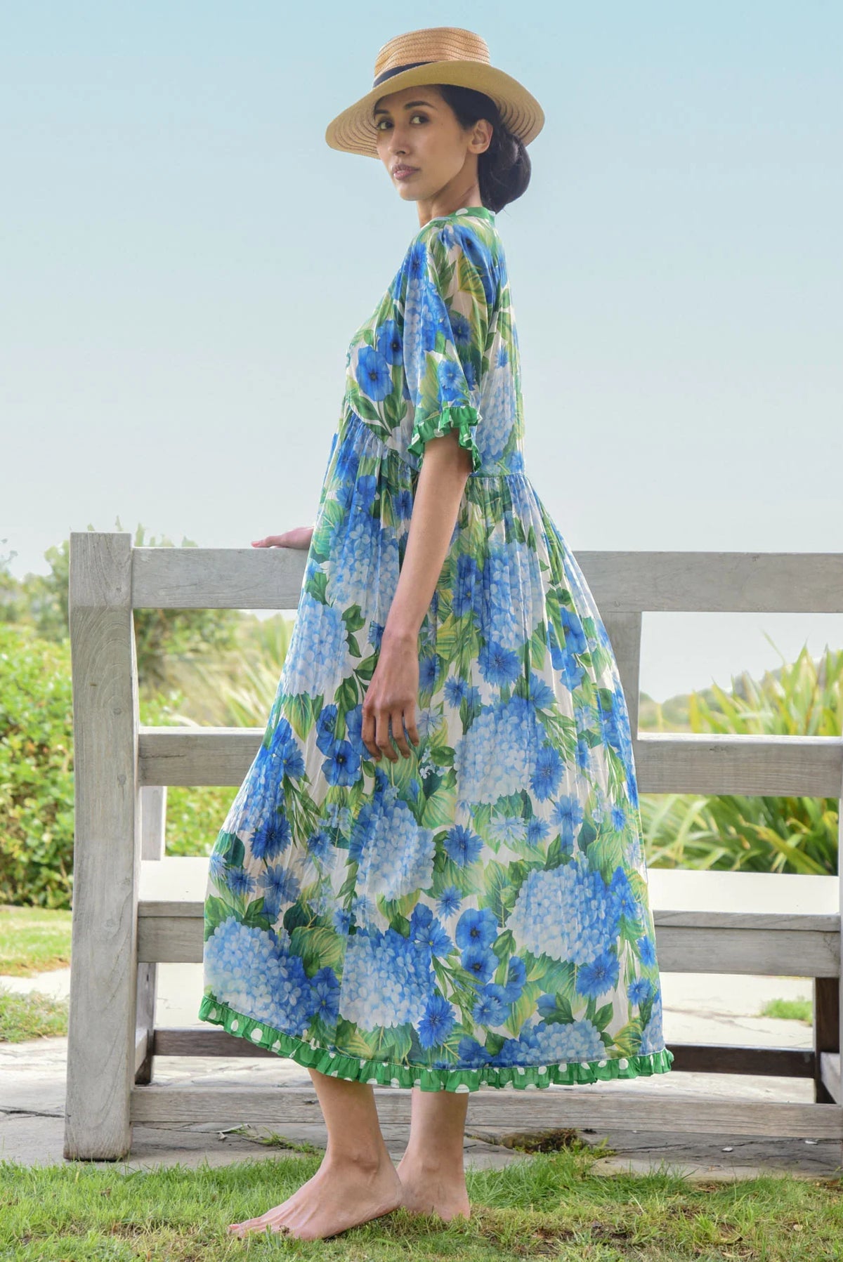 Curate Don't Make Waves Dress - Hydrangea