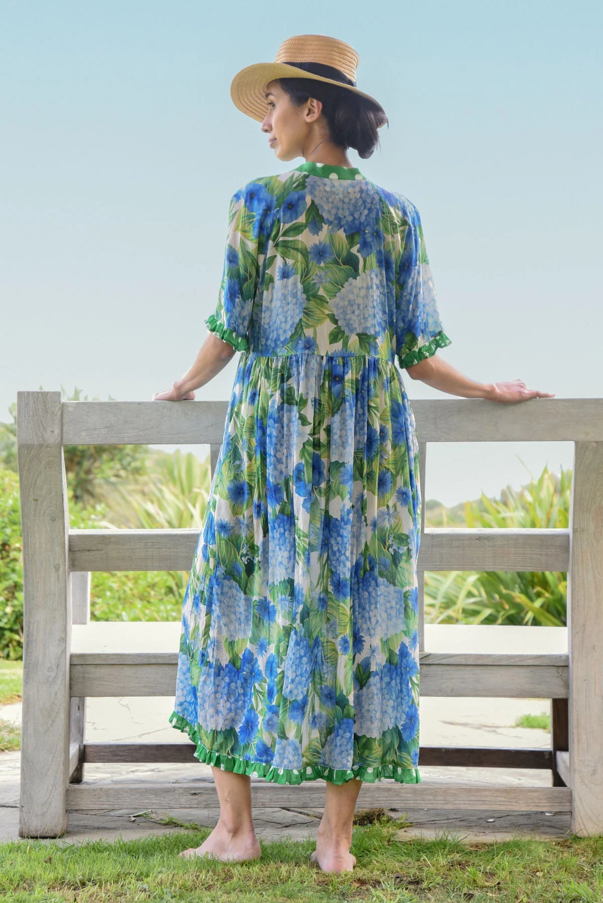 Curate Don't Make Waves Dress - Hydrangea