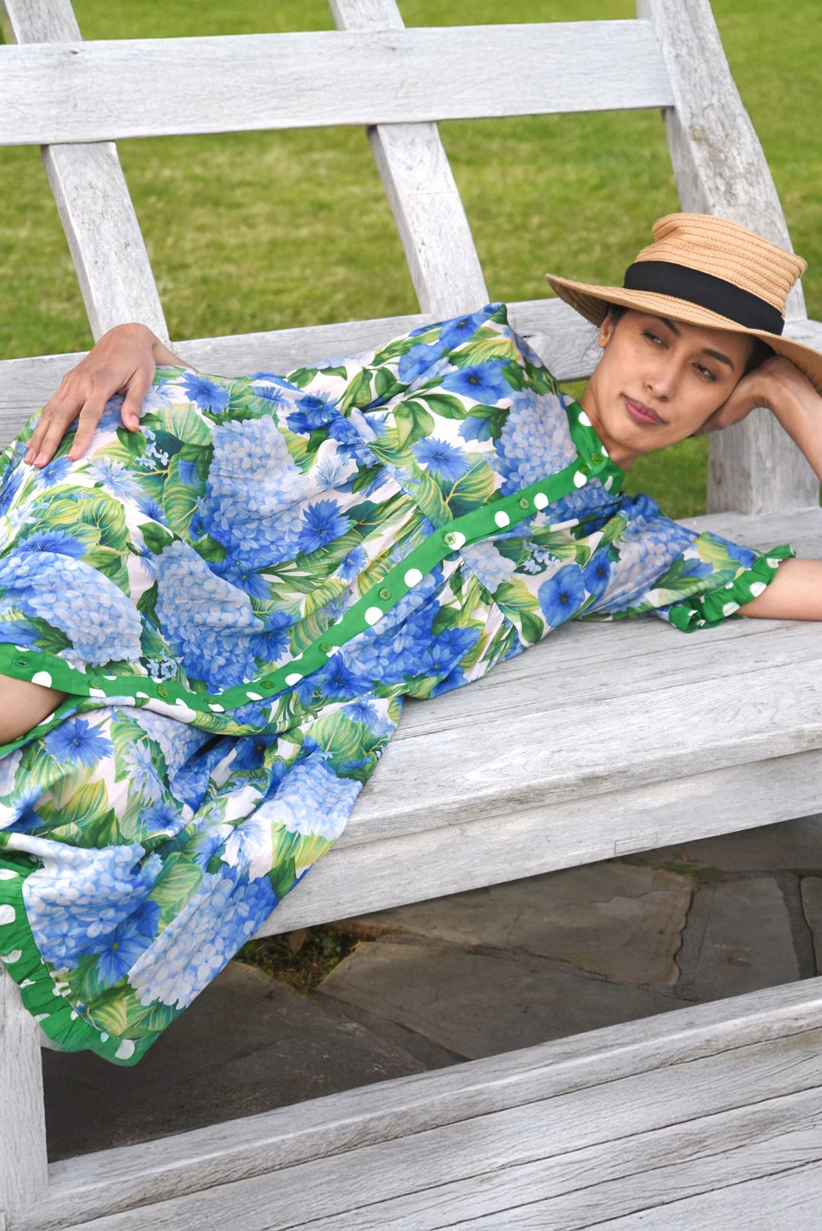 Curate Don't Make Waves Dress - Hydrangea