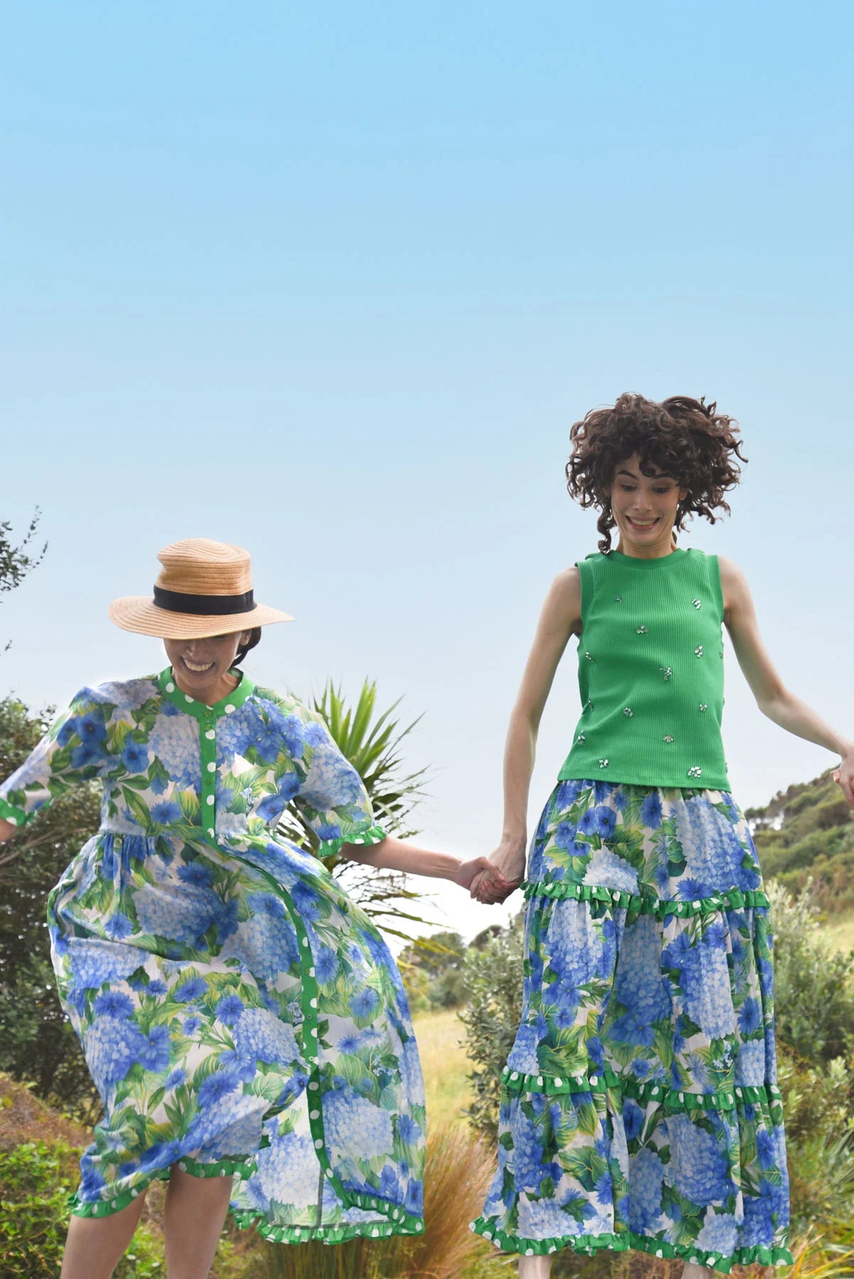 Curate Don't Make Waves Dress - Hydrangea