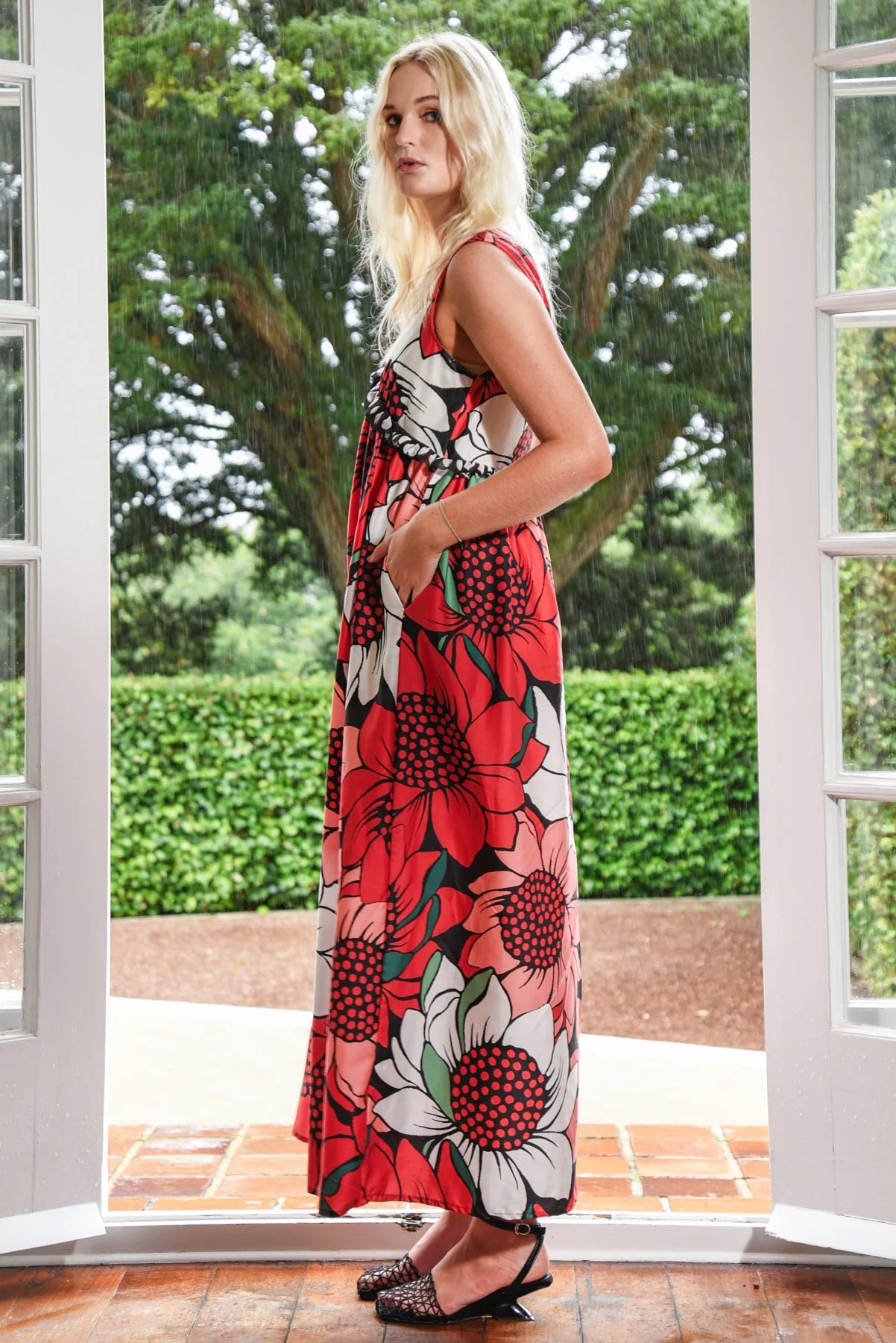 Curate In The Long Dress - Mixed Spot Floral