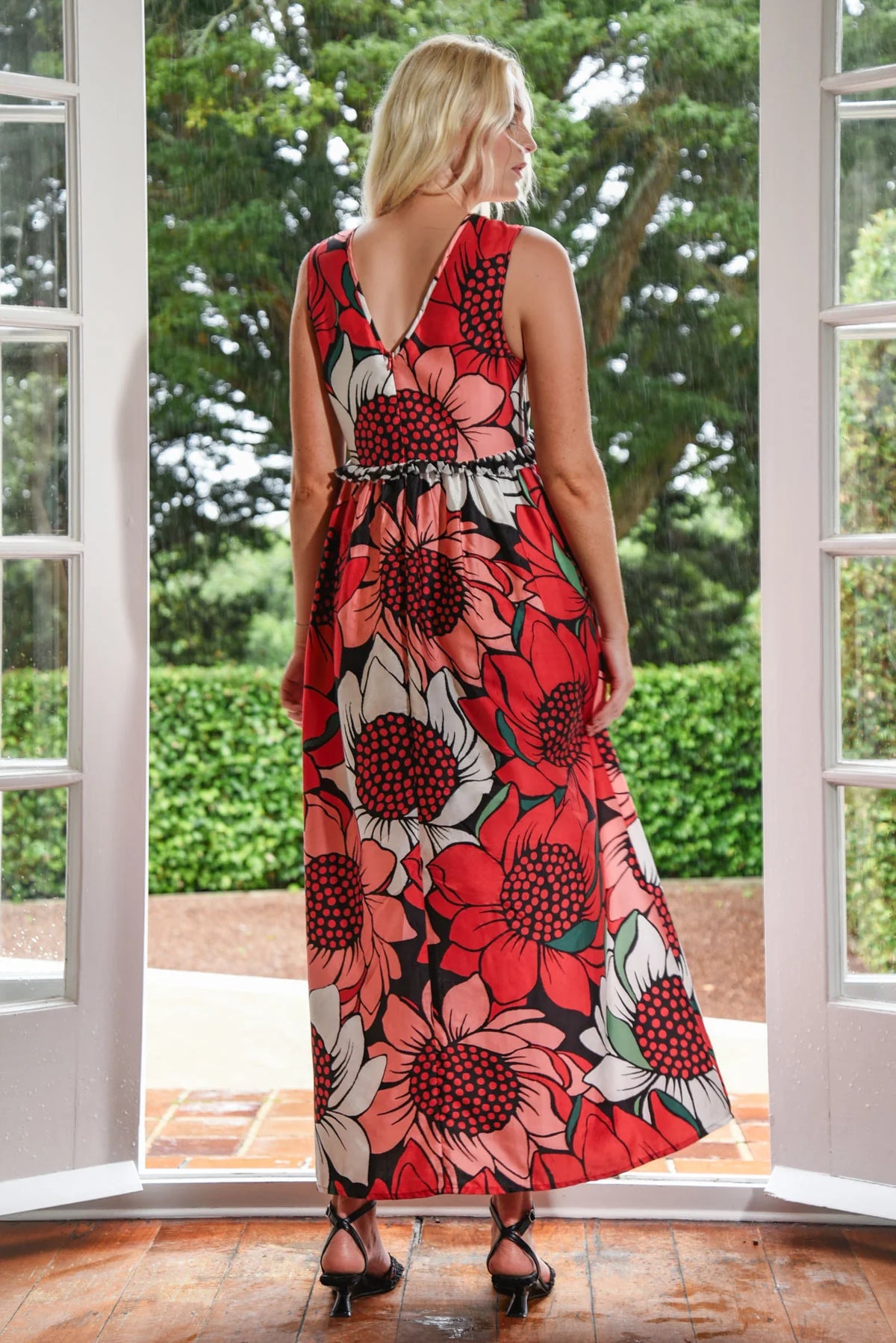 Curate In The Long Dress - Mixed Spot Floral