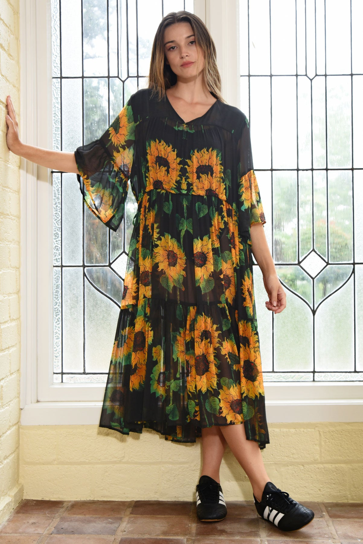 Curate All Tiers Dress - Sunflower