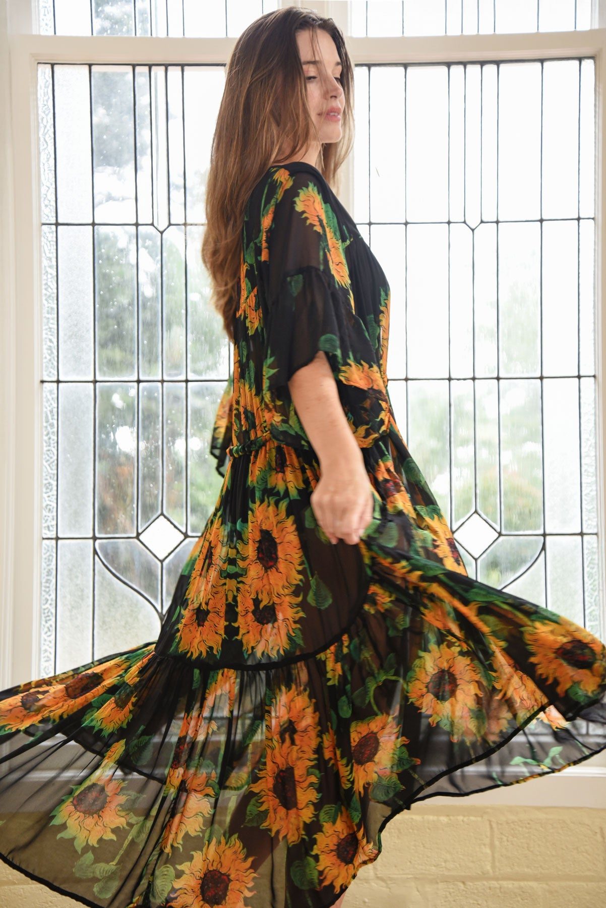 Curate All Tiers Dress - Sunflower