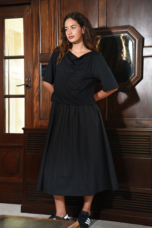 Curate Perfect Combination Dress - Black
