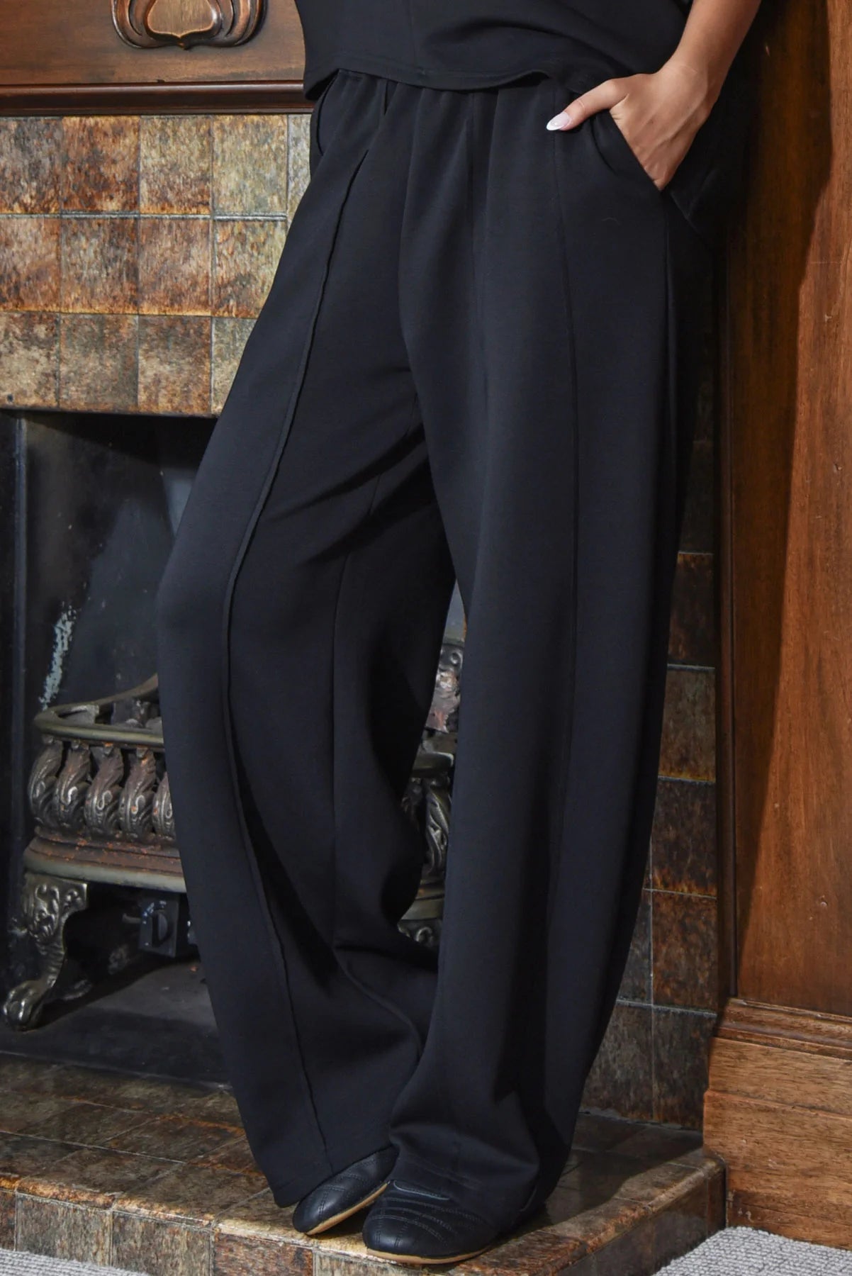 Curate Walk You Down Pant - Black