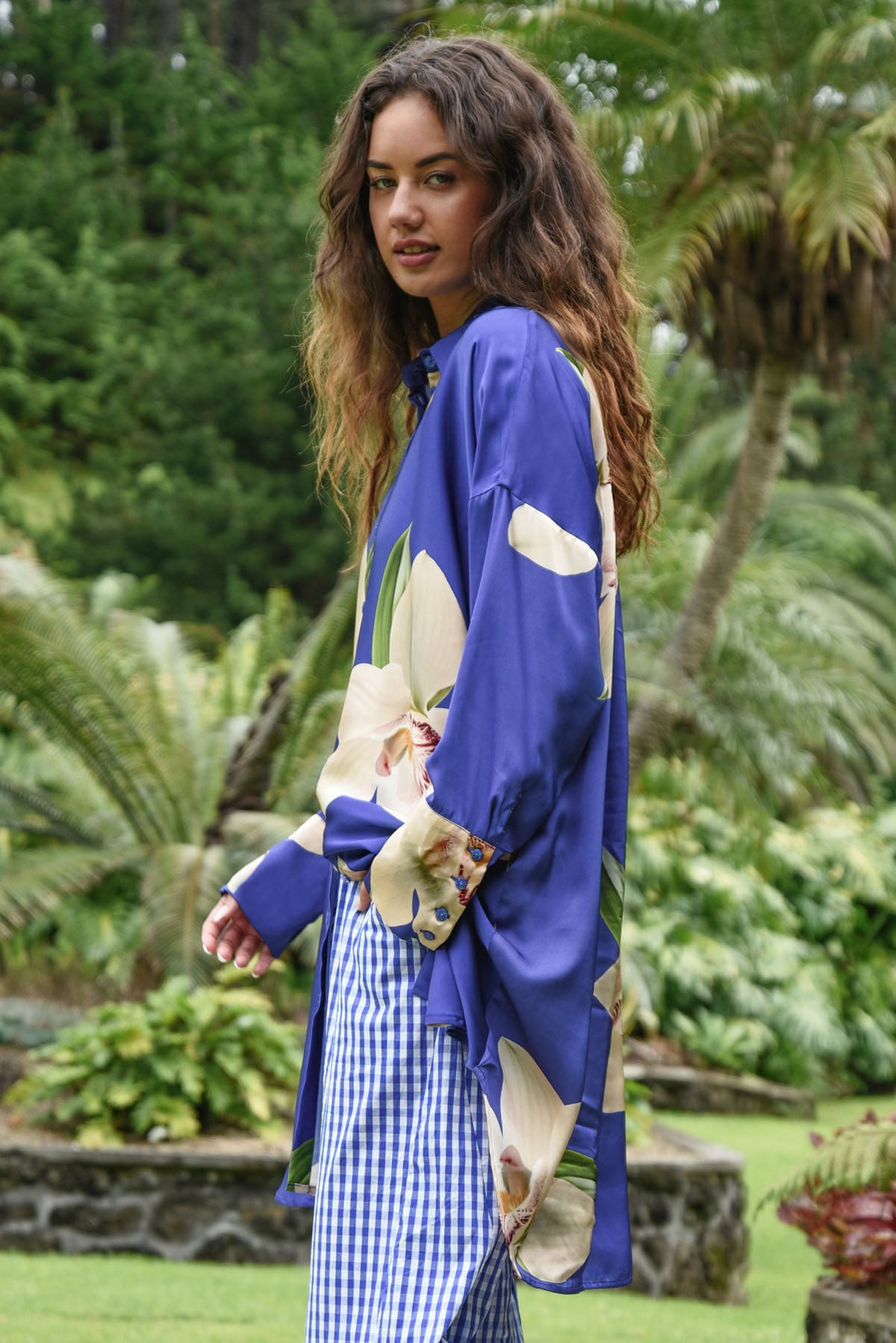 Curate Something Borrowed Shirt - Blue Orchid