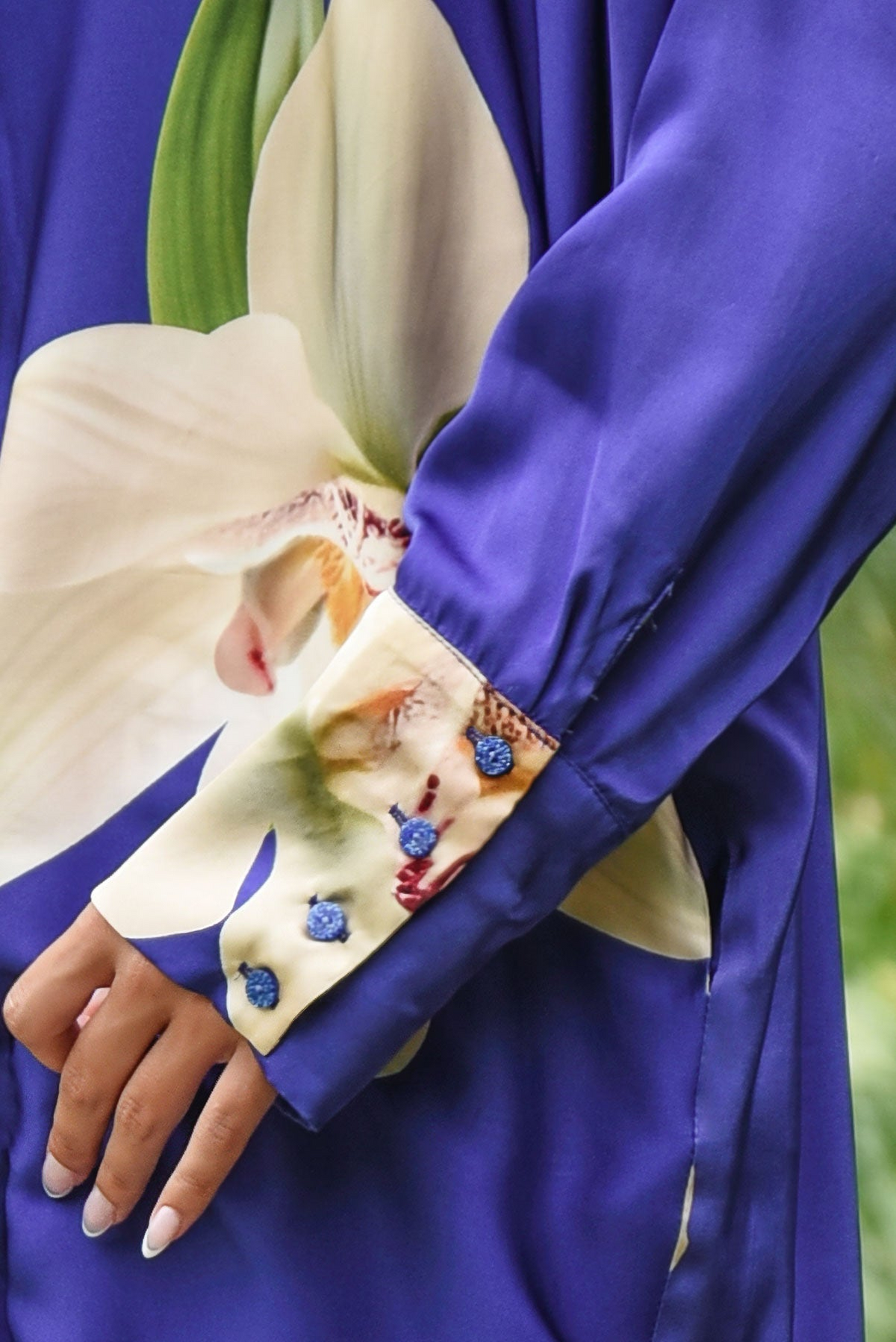Curate Something Borrowed Shirt - Blue Orchid