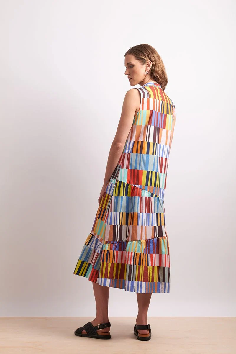 Neris Paper Trail Dress - Carnival