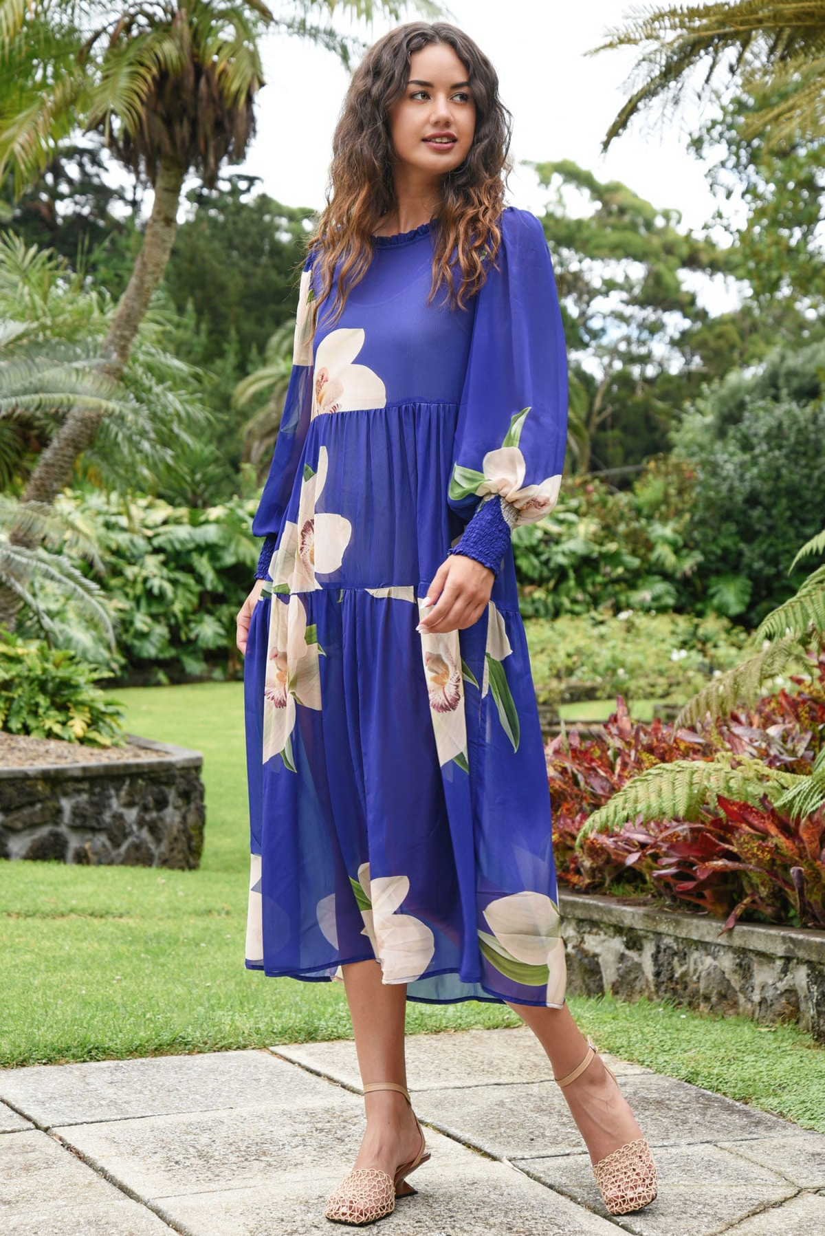 Curate Dreaming Of Spring Dress - Blue Orchid