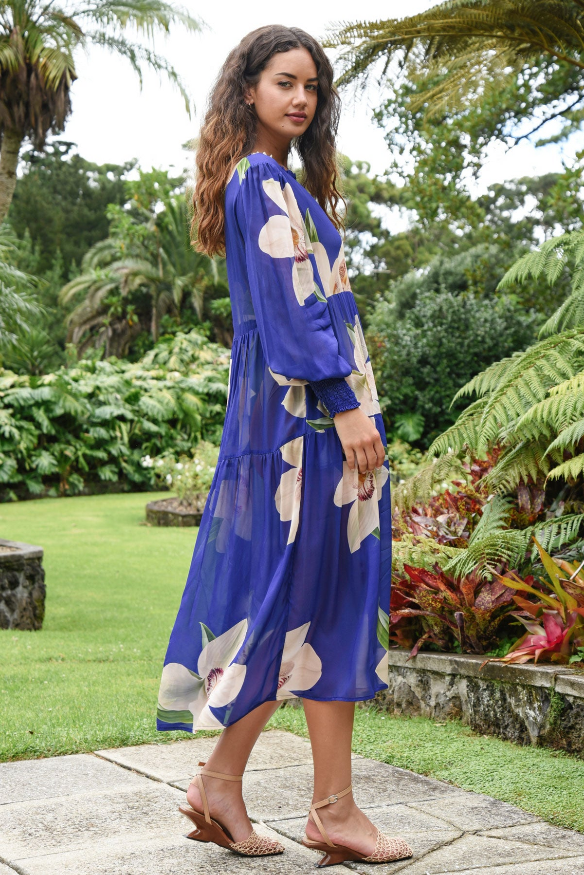 Curate Dreaming Of Spring Dress - Blue Orchid