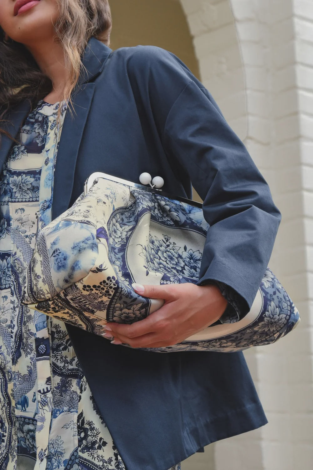 Curate Shoulder Candy Bag - Blue Plate