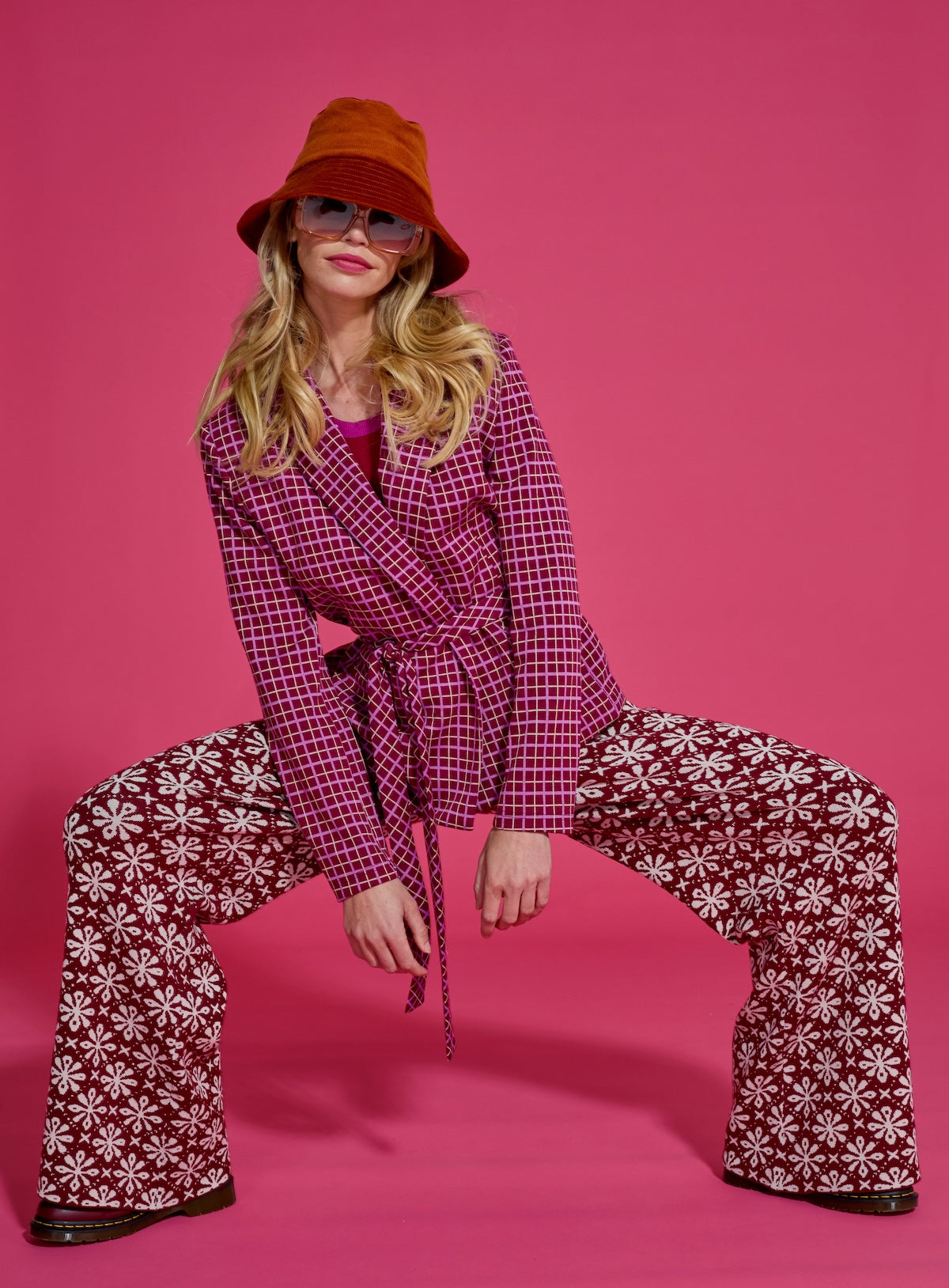 Boom Shankar Aiko Blazer - Himari Check