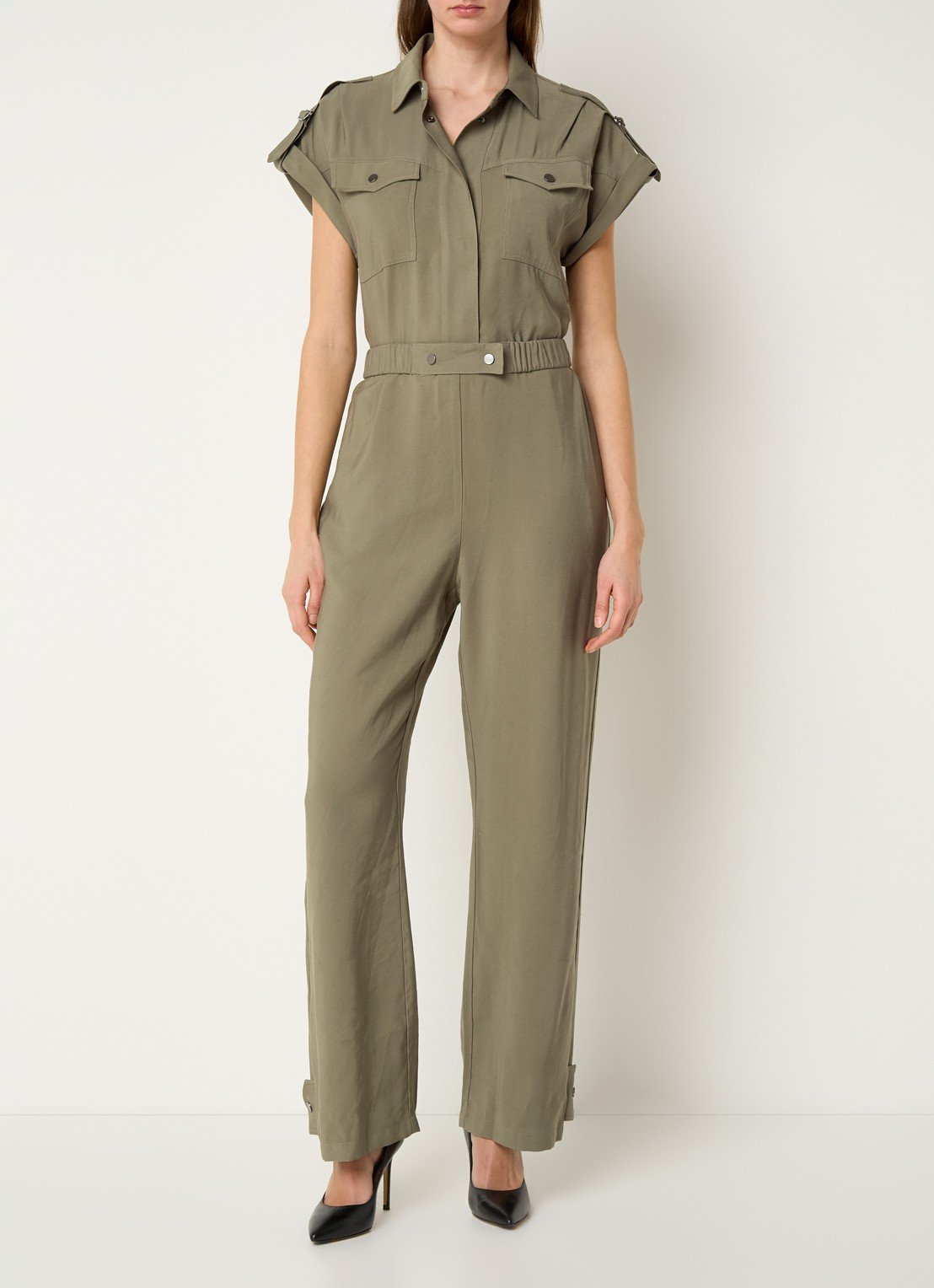 Bruuns Bazaar Glutinosa Vina Jumpsuit - Deep Olive