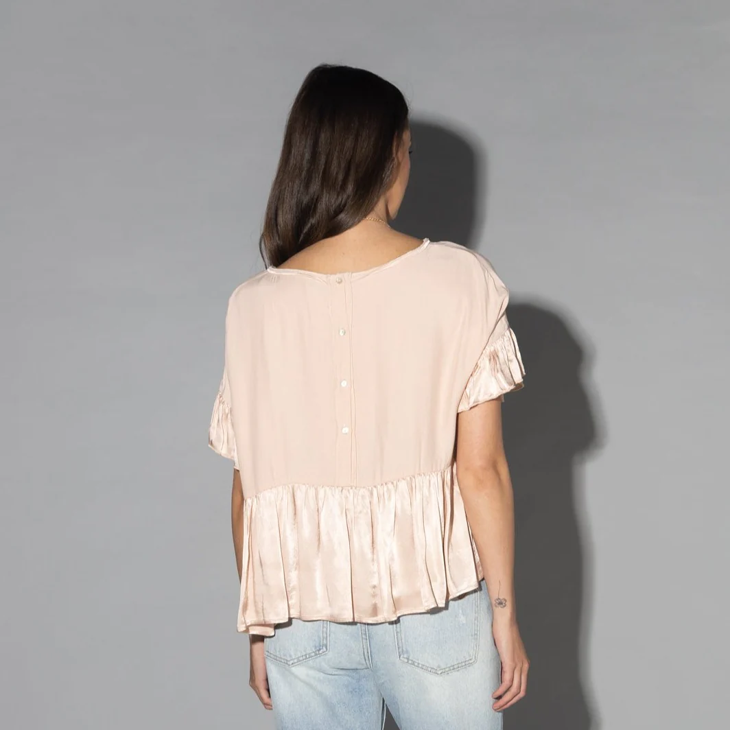 Drama The Label Charlie Top - Cream Brulee