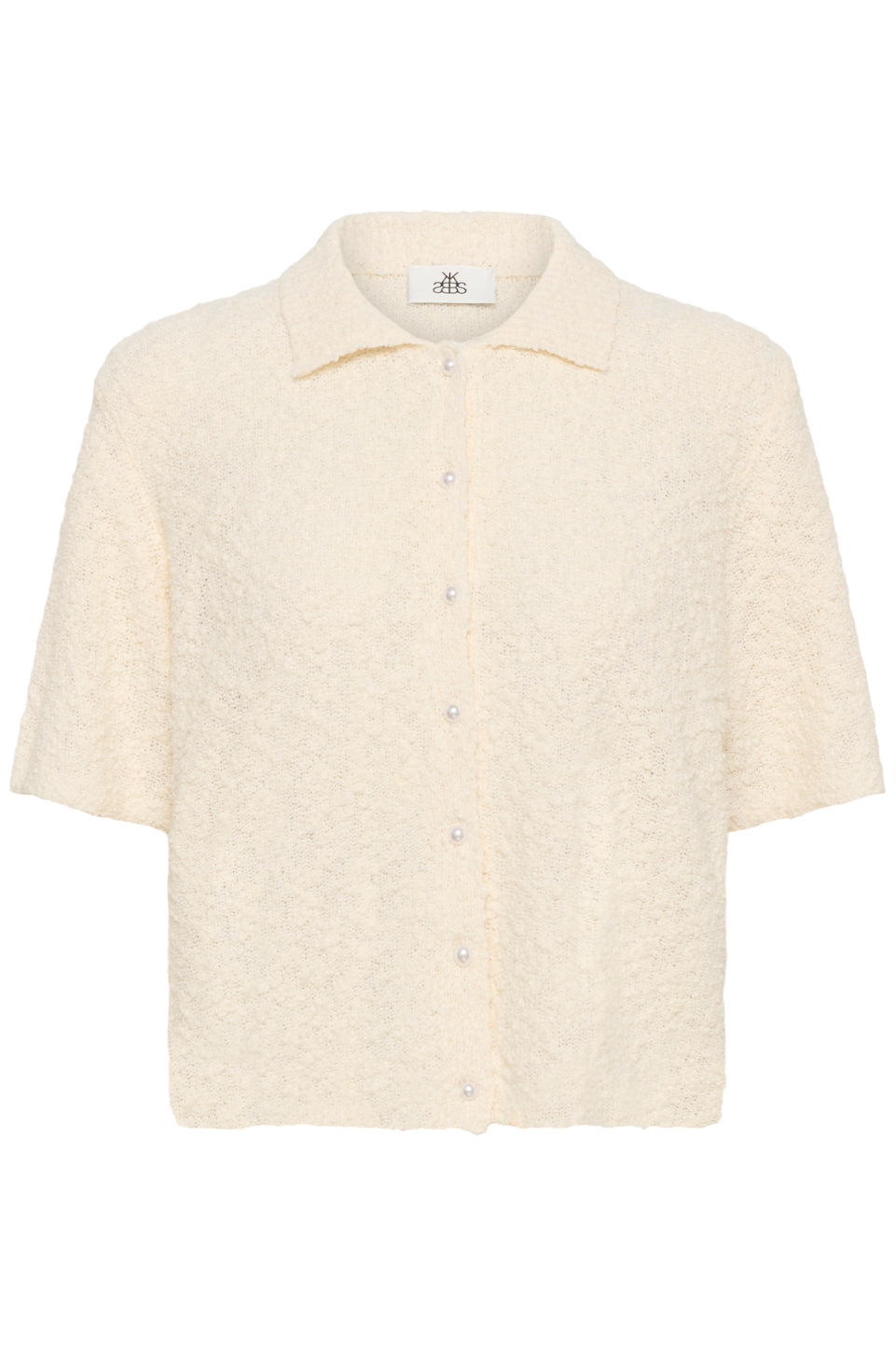 Karen By Simonsen Unice Cardigan SS - Egret
