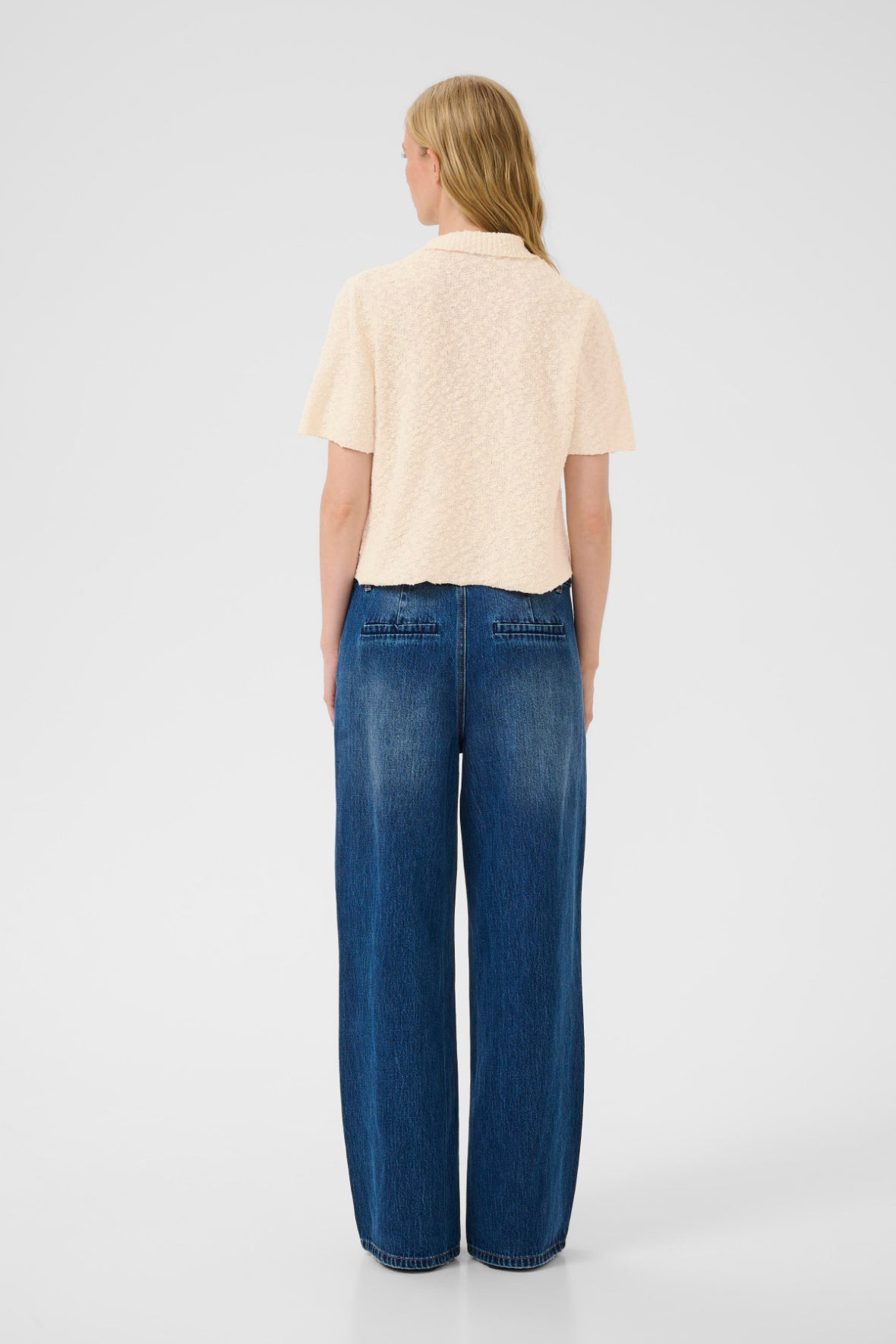 Karen By Simonsen Unice Cardigan SS - Egret