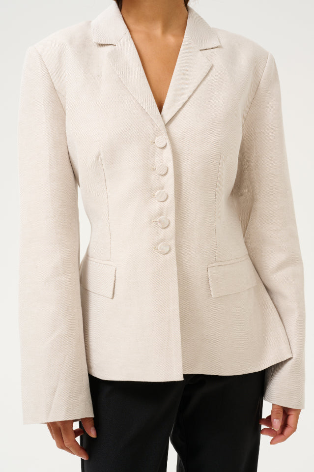 Karen By Simonsen KBVia Blazer - Natural Melange