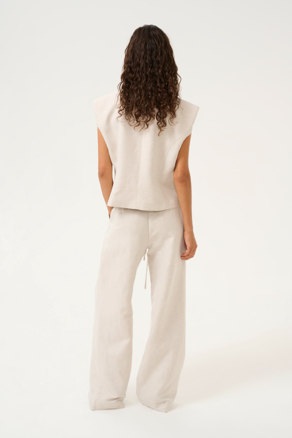 Karen By Simonsen KBVia Ro Pants - Natural Melange